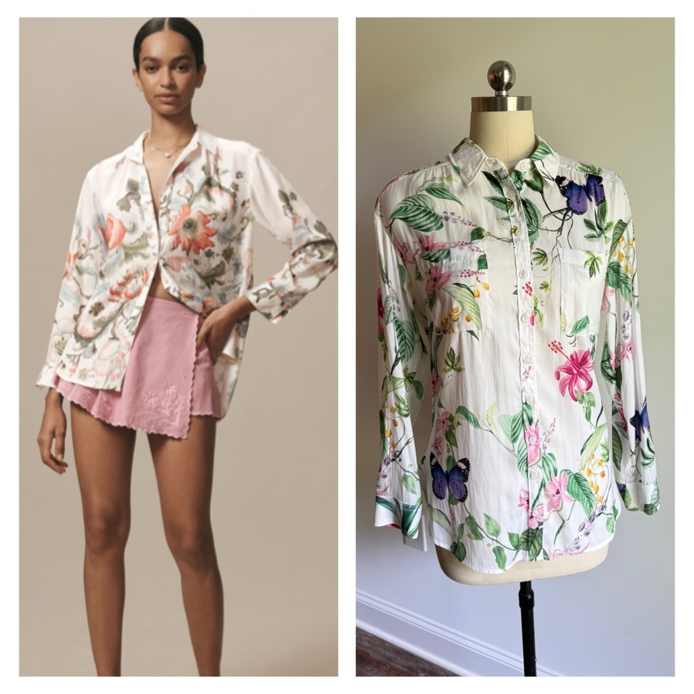 Maeve Brielle Relaxed Buttondown Blouse